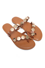 CASUAL ELEGANT SLIDE-CAMEL