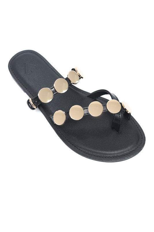 CASUAL ELEGANT SLIDE-BLACK