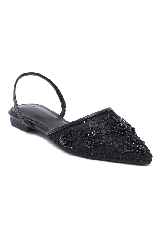 SLINGBACK BALLERINAS-BLACK