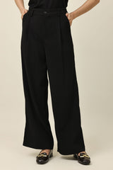 WIDE RELAX TROUSER-BLACK