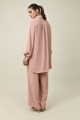 EASELINE FLUID CO-ORD SET-PINK