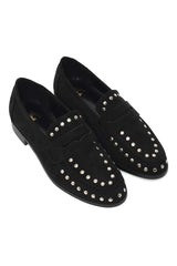 STREET SUEDE LOAFER-BLACK
