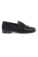 STREET SUEDE LOAFER-BLACK