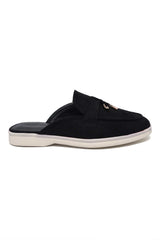 ELARA URBAN MULE LOAFER-BLACK