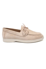 CASUAL LACE LOAFER-BEIGE