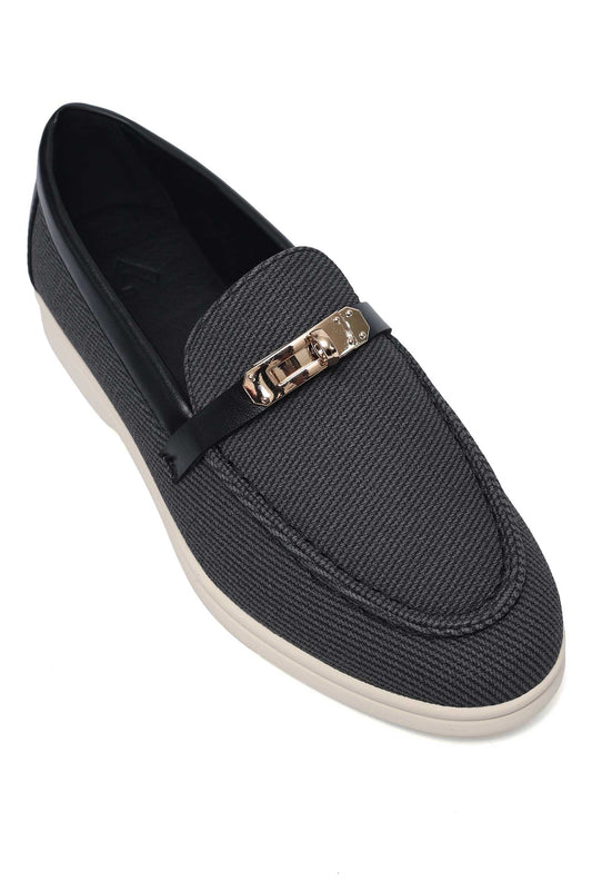 EXECUTIVE PERFORATED LOAFER-BLACK