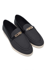 EXECUTIVE PERFORATED LOAFER-BLACK