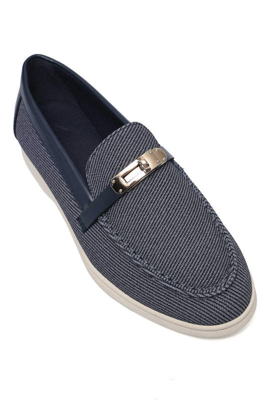 EXECUTIVE PERFORATED LOAFER-NAVY