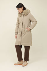 SHEARLING AVIATOR JACKET-KHAKI