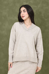 SOFT HEAVEN CO-ORD SET-BEIGE