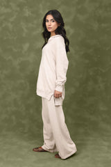 RELAX SCULPTED CO-ORD SET-KHAKI