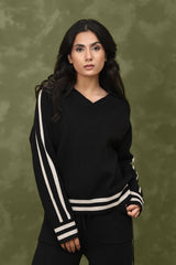 IDEAL LOUNGEWEAR CO-ORD SET-BLACK