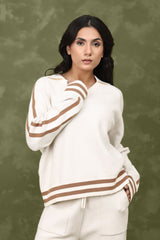 IDEAL LOUNGEWEAR CO-ORD SET-WHITE