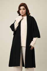 DIVINE CLOUD LONG SWEATER-BLACK
