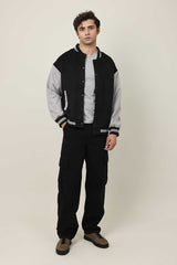 CAMPUS STANCE JACKET-BLACK