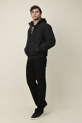 ALPINE BLOCK PUFFER JACKET-BLACK/GREEN