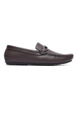 AMALFI CHAIN LINK DRIVING MOCCASIN-COFFEE