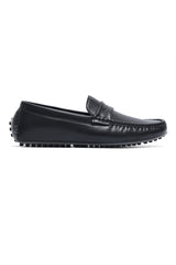 LUCCA PENNY DRIVING MOCCASIN-BLACK