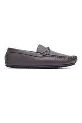 PORTOFINO BRAIDED DRIVING MOCCASIN-COFFEE