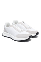 LAYERED RUNNER SNEAKER-WHITE
