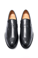 PENNY STRAP DRESS LOAFER-BLACK