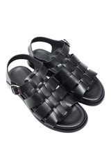 CLASSIC GLADIATOR SANDALS-BLACK