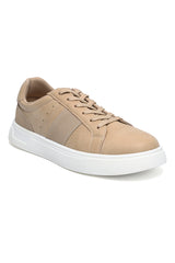 Men’s Low-Top Casual Sneakers-BEIGE
