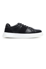 Men’s Low-Top Casual Sneakers-BLACK