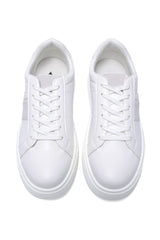 Men’s Low-Top Casual Sneakers-WHITE