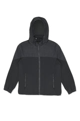 DRIFTCORE ZIP HOOD TOP-BLACK