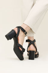 LOOM ARCH HEELS-BLACK