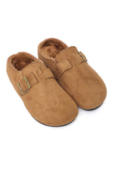 COZY BUCKLE MULE-CAMEL