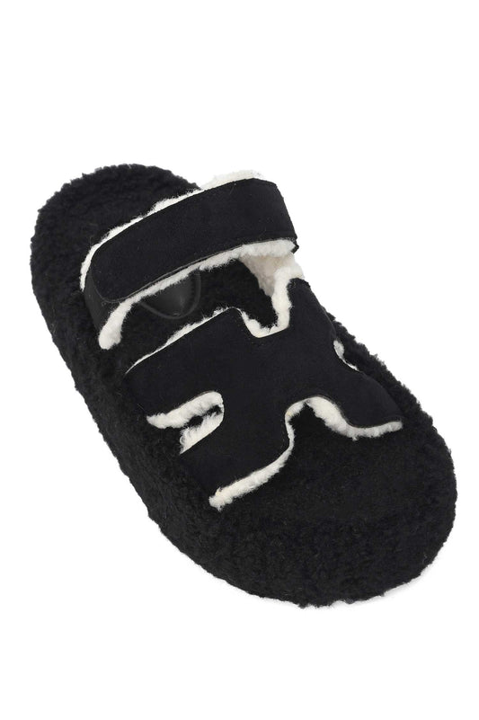 H-CUT FLEECE COMFY-BLACK