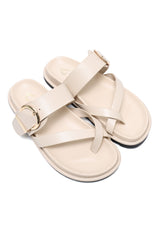 CHARM LEISURE SANDALS-BEIGE