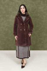 ELEGANT WINTER OVERCOAT-COFFEE