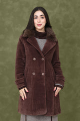 ELEGANT WINTER OVERCOAT-COFFEE