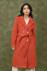 PARAMOUNT ICONIC COAT-RUST