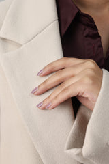 CLASSIC SINGLE-BUTTON LONG COAT-APRICOT