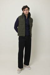 SLEEVELESS TRAIL JACKET-DK/GREEN