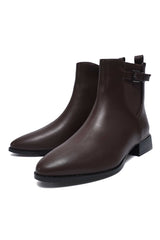MONTERO ESSENTIAL ANKLE BOOT-BROWN