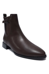 MONTERO ESSENTIAL ANKLE BOOT-BROWN