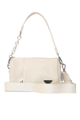 FAUX LEATHER PURSE-BEIGE