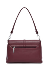MINIMALIST CROSSBODY BAG-MAROON