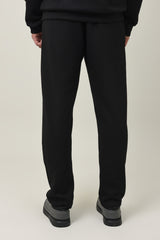 CUFFED FLEECE BOTTOM-BLACK