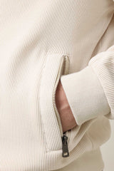 RIBSTITCH CORE JACKET-CREAM