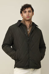 CITYLINE PADDED JACKET-DK/GREEN