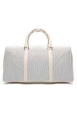 CANVAS WEEKENDER DUFFLE BAG-OFFWHITE