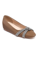 ISLA DIAMANTE KNOT FLAT-COFFEE