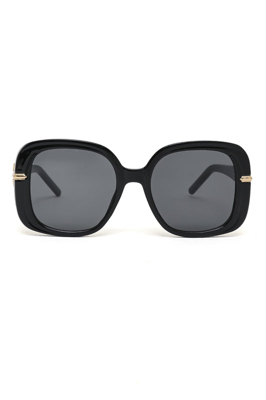 TESSORA CURVED EDGE GLASSES-BLACK