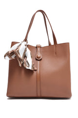 NIGHT LUXE CHAINBAG-BROWN